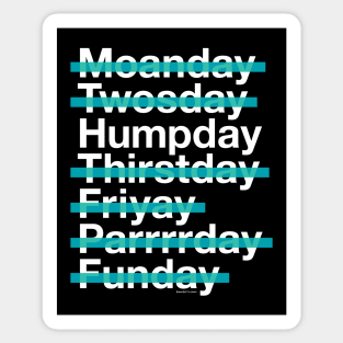 Humpday Is My Favorite Day Sticker